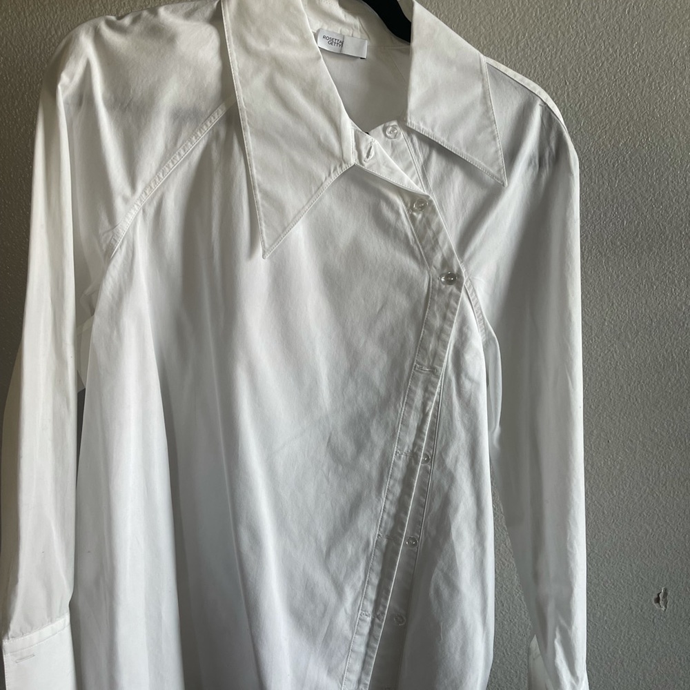 Rosetta Getty White Button down Blouse